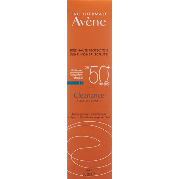 Avene Cleanance Sun Sun SPF50 + 50 ml