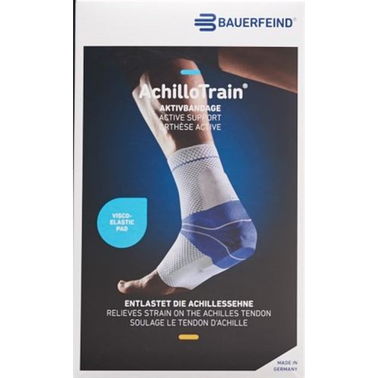 AchilloTrain active bandage size 5 right titanium