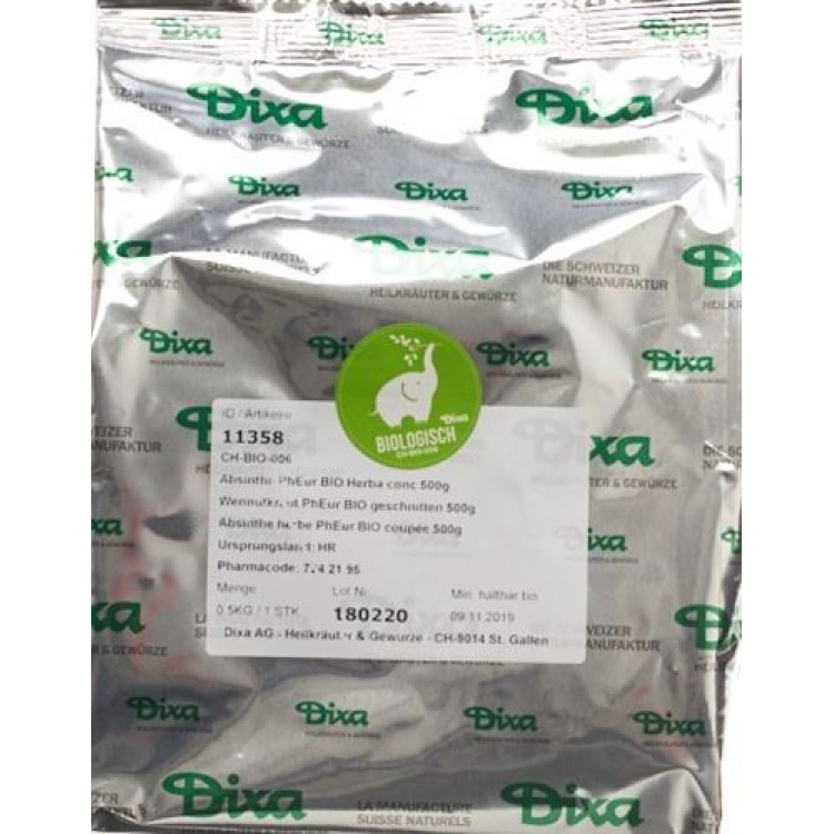 Dixa wormwood PhEur BIO cut 500 g