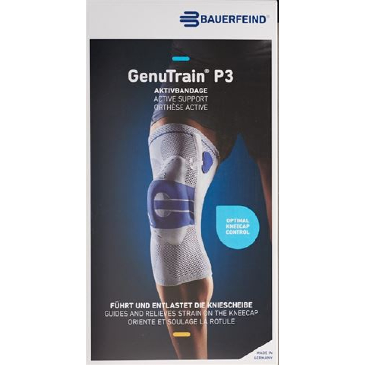 Perban aktif GenuTrain P3 ukuran 2 titanium kanan