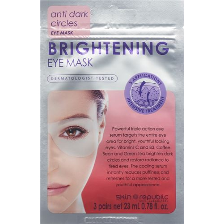 skin republic Brightening Eye Mask 3 pairs