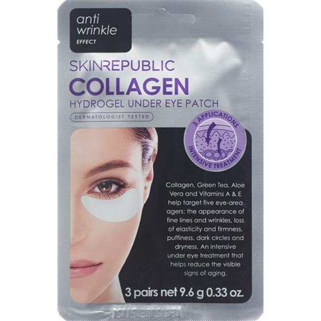 skin republic Collagen Under Eye Patch 3 pares
