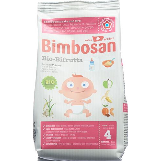 Bimbosan Organic Bifrutta Powder Rice + Fruit Refil 300 g
