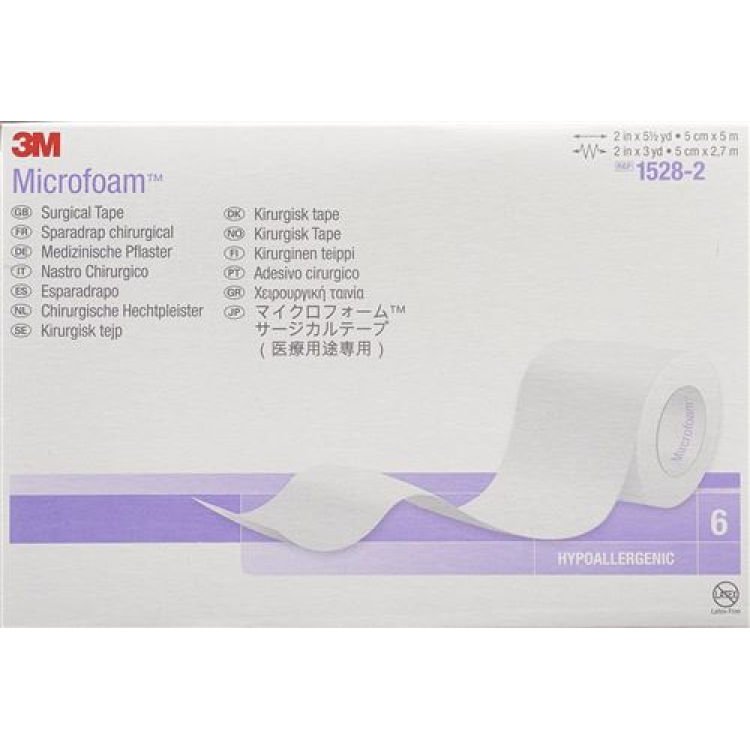 Plaster mikrofoam 3M 50mmx5m 6 pcs