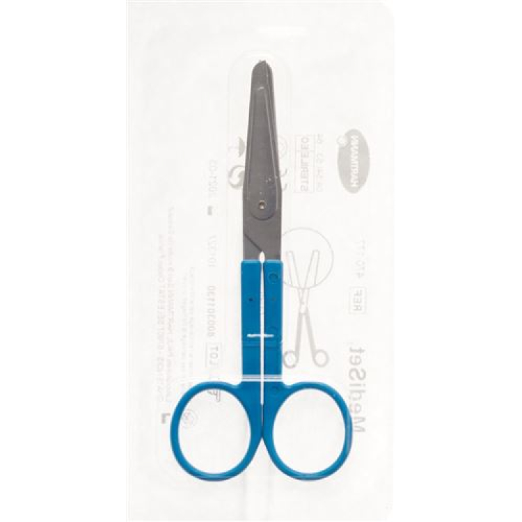 Mediset scissors rounded tip P 1 piece