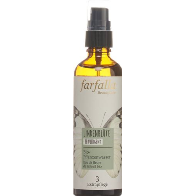 farfalla organic plant water Lindenblüte Spr 75 ml