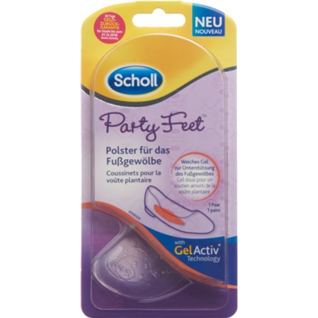 Scholl Party Feet pad for foot vault 1 pair