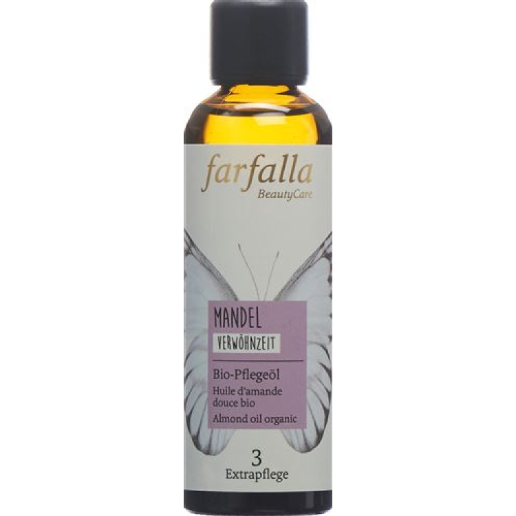 Farfalla Óleo Amaciante Orgânico Amêndoa 75 ml