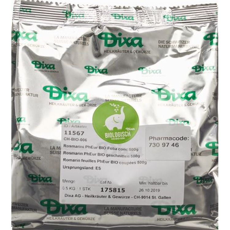 Dixa rosemary PhEur BIO cut 1 kg