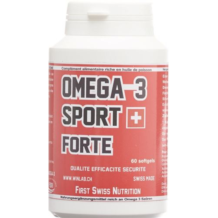 Omega-3 Sport Forte FSN 1000 mg 60 kapslar