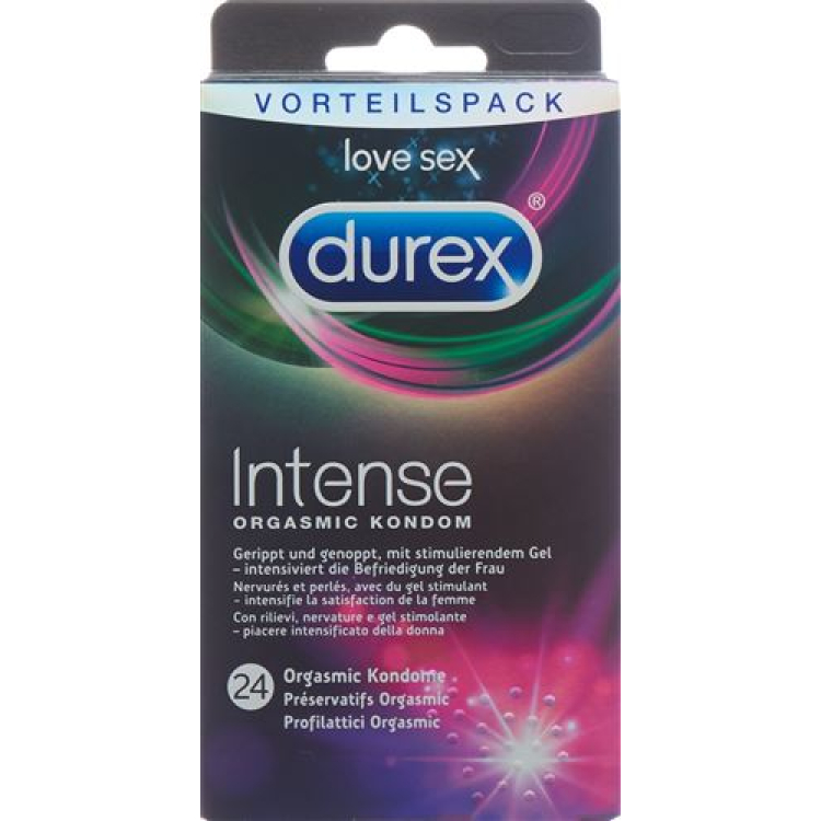 Durex Intense Orgasmic Condoms Big Pack 24 pieces