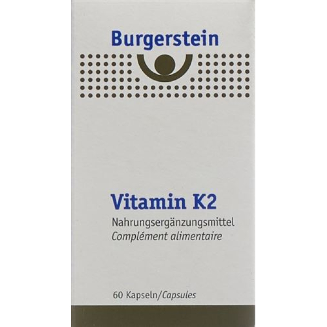 Burgerstein Vitamin K2 Kaps 180 mcg Ds 60 pcs