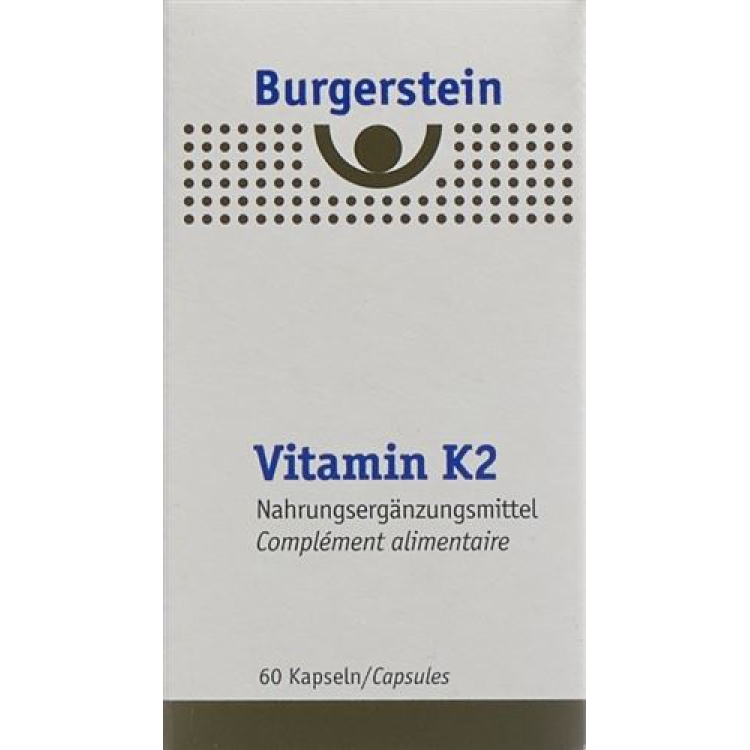 Burgerstein Vitamin K2 180 mcg 60 គ្រាប់