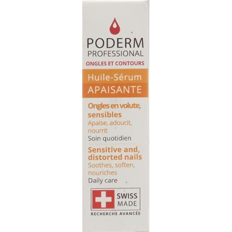 PODERM Huile Sérum Ongles Apaisante Bottle 8 ml