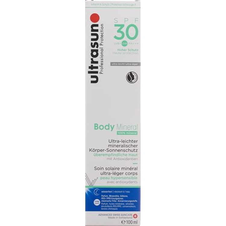 Mineral Badan Ultrasun SPF30 Tb 100 ml