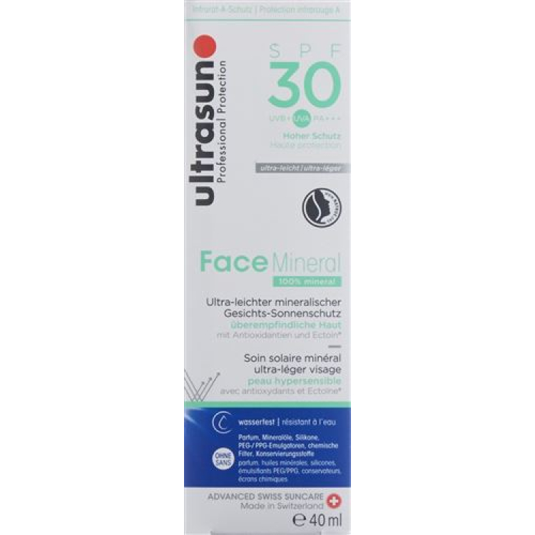 Ultrasun viso minerale SPF30 Tb 40 ml