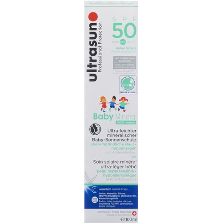 Ultrasun Baby Mineral SPF50 Tb 100 ml