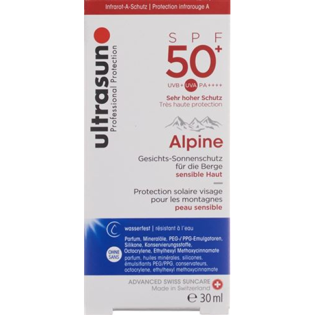 Ultrasun Alpine SPF50 + Tb 30 ml