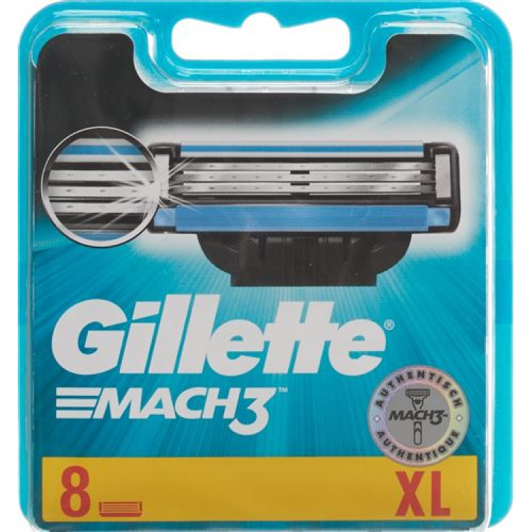 Gillette Mach3 system blades 8 pcs