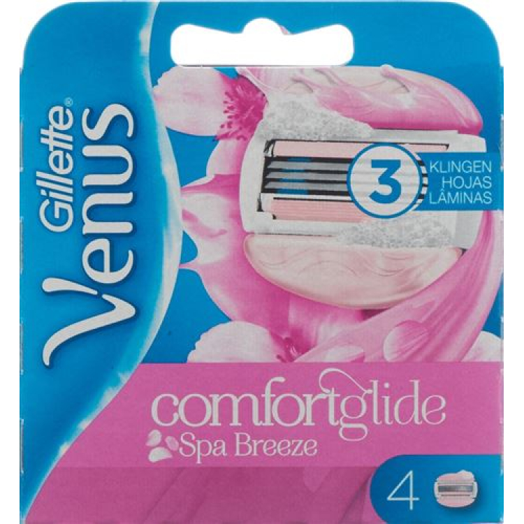 Gillette Venus Breeze Spa Comfortglide system blades 4 pcs