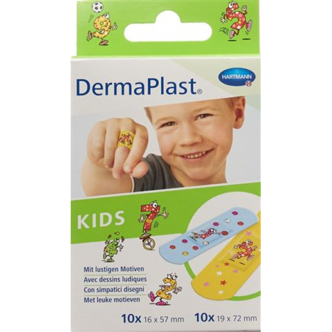 Dětské proužky DermaPlast 2 velikosti 20 ks