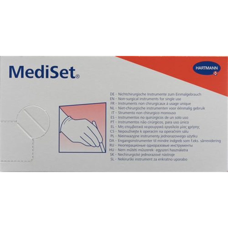 MediSet anatomical tweezers Dispenser fine 25 pc