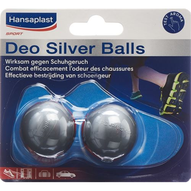 Hansaplast Deodorant Silver Balls 2 pieces