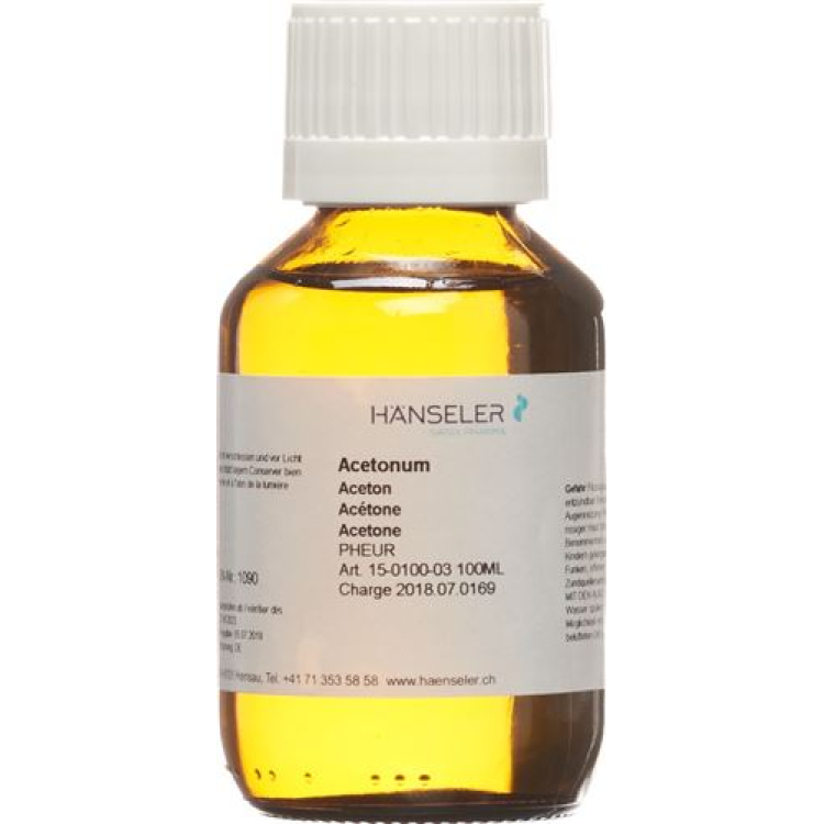 Hanseler Acetonum PhEur 100ml