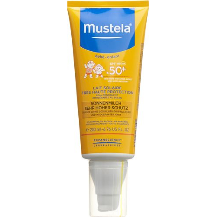 Mustela Sonnenschutz Sonnenmilch SPF 50+ 200 ml