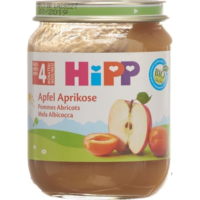 Hipp manzana albaricoque vaso 125 g
