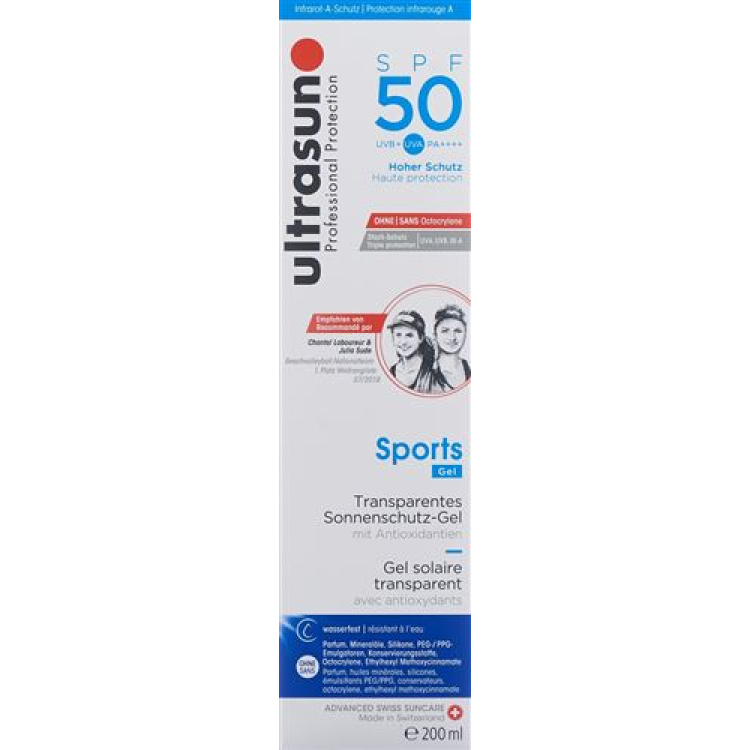 Ultrasun 스포츠 젤 SPF 50 Fl 200ml