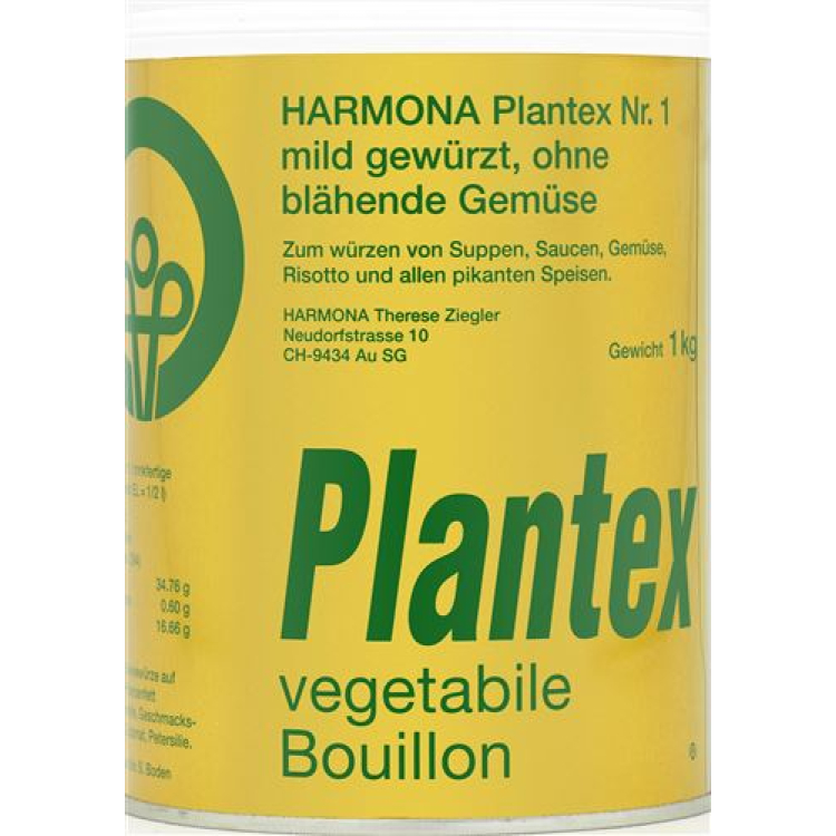 Harmona Plantex Paste No. 1 Vegetable Bouillon can 1 kg