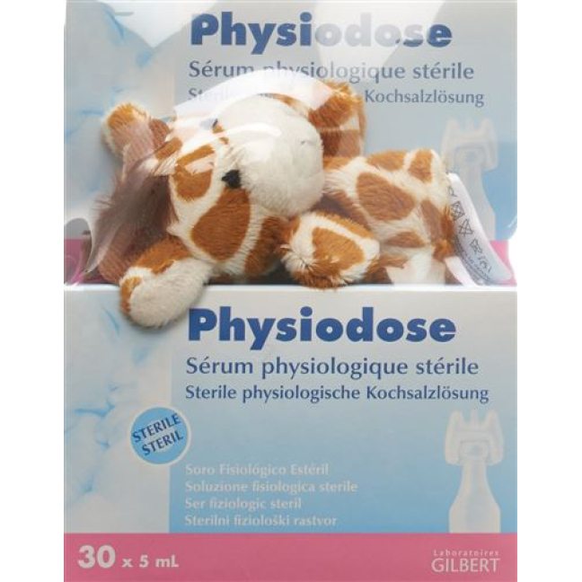 Physio box physiological serum DUO pack 30x5ml + 18x5ml + Gift