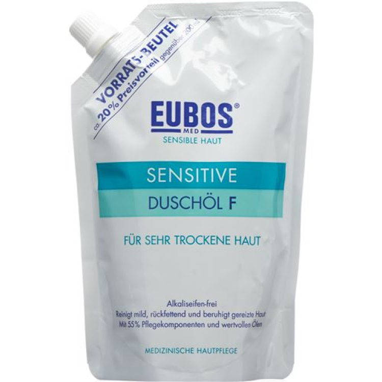 Eubos Sensitive Olejek pod prysznic uzupełnienie 400 ml