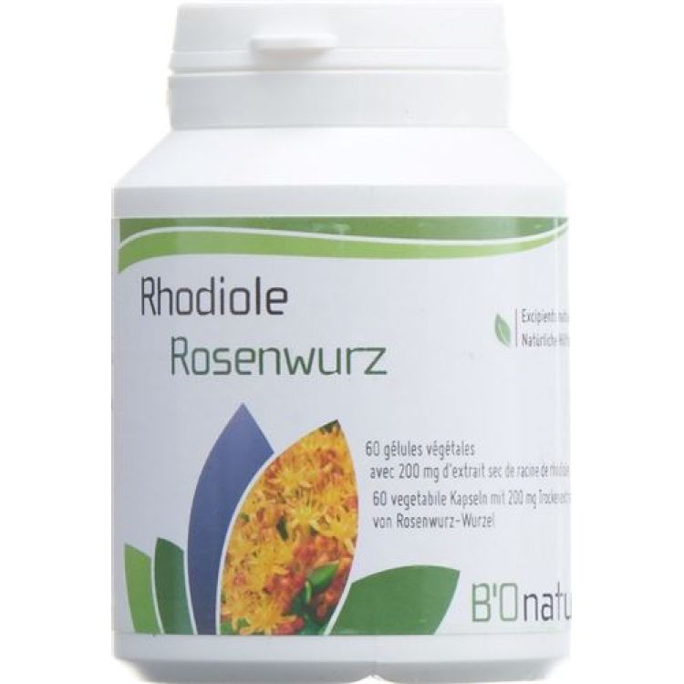 BIOnaturis Rhodiola Kaps 200 mg Fl 60 पीसी