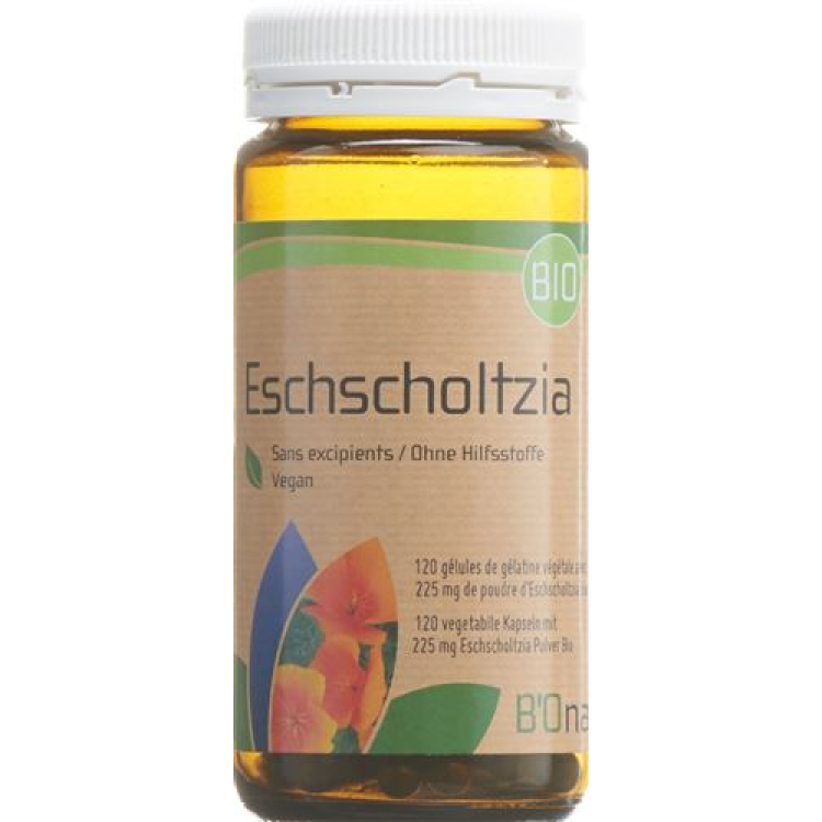 BIOnaturis Escholtzia Kaps 225 mg Fl 120 st