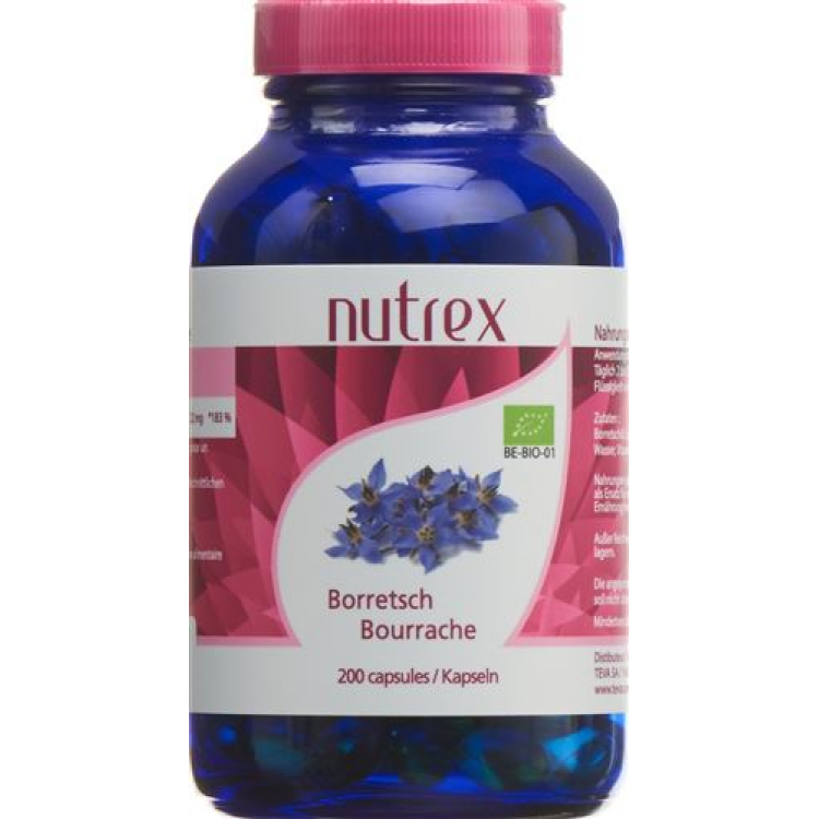 NUTREX borage oil Kaps 500 mg Bio Ds 200 pcs