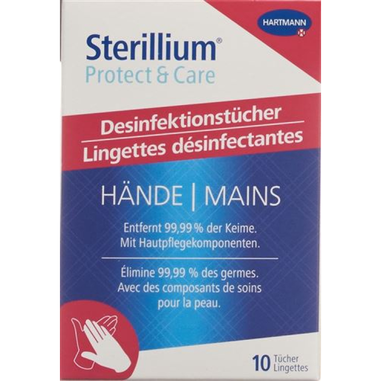 Sterillium Protect & Care Tiss 10 pcs