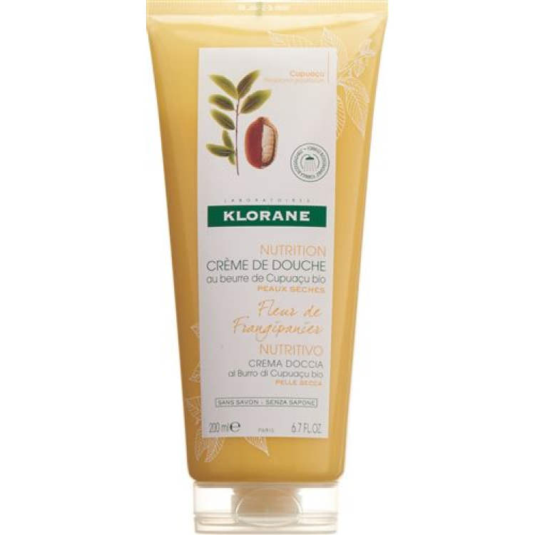 Klorane Duschcreme Frangipan flower 200 ml