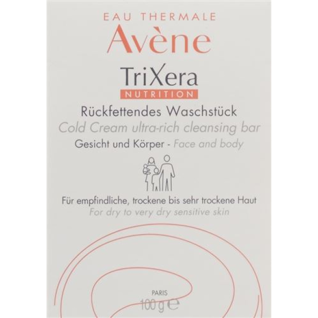 Avene Trixera очищающий бальзам для жирной спины 100г