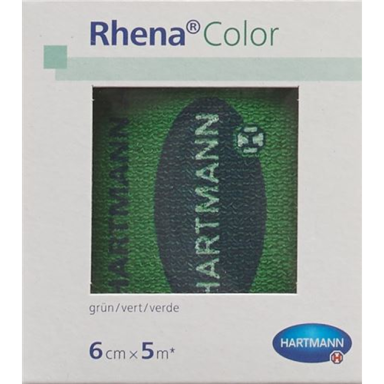 Rhena Color Elastic bandages 6cmx5m green