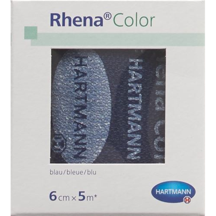 Rhena Color Elastic bandages 6cmx5m blue