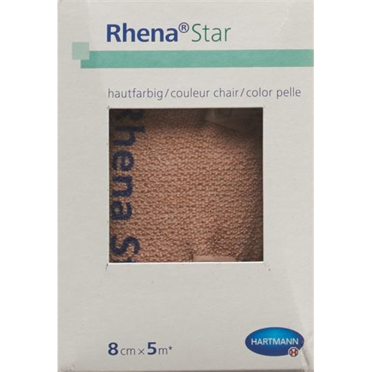 Rhena Star Elastic bandages 8cmx5m tan