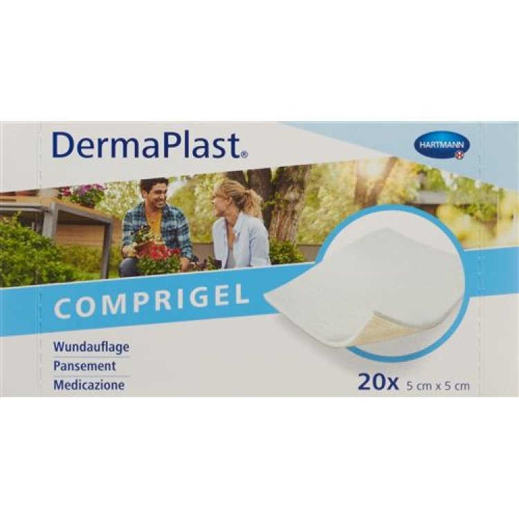 DermaPlast Comprigel жара таңғышы 5х5см 20 дана