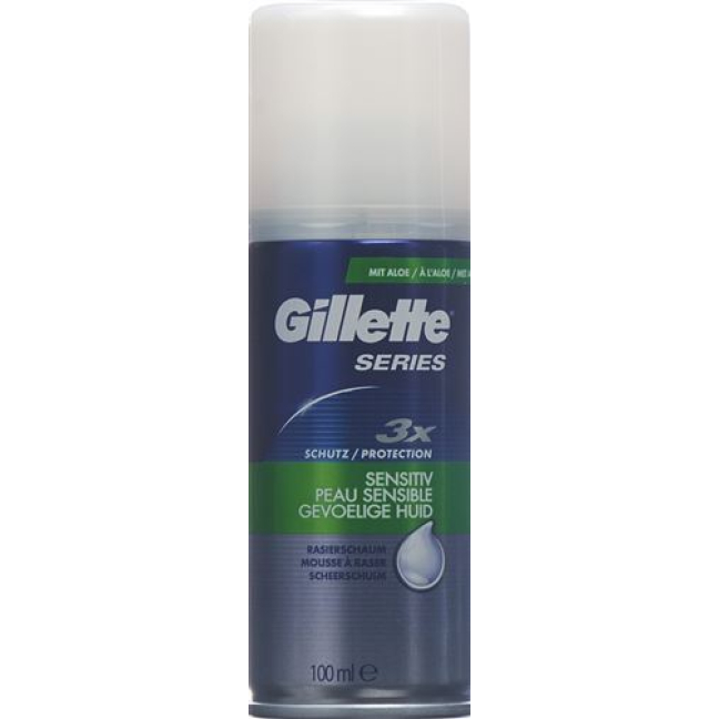 100 Gillette Sensitive foam mini ml