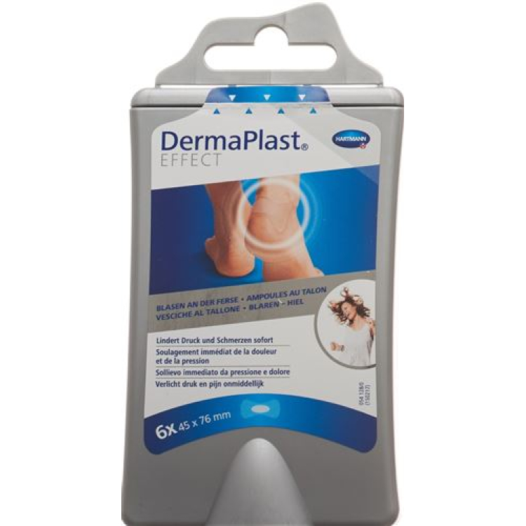 DermaPlast Effect көпіршік өкшесі 6 дана