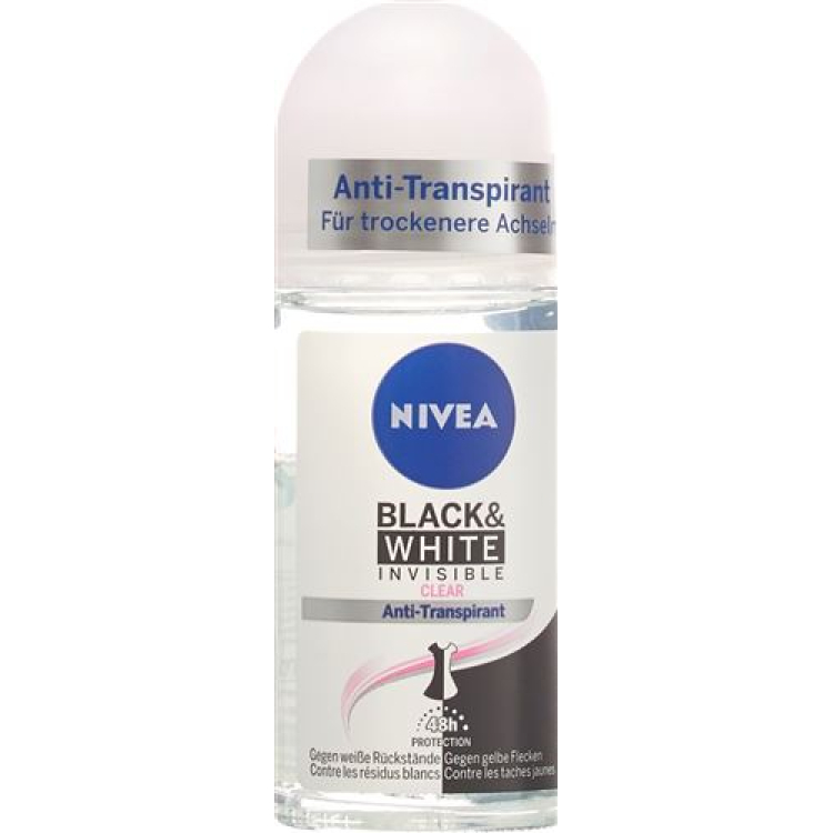 Nivea Deo Invisible Black & White Clear Female roll-on 50 ml