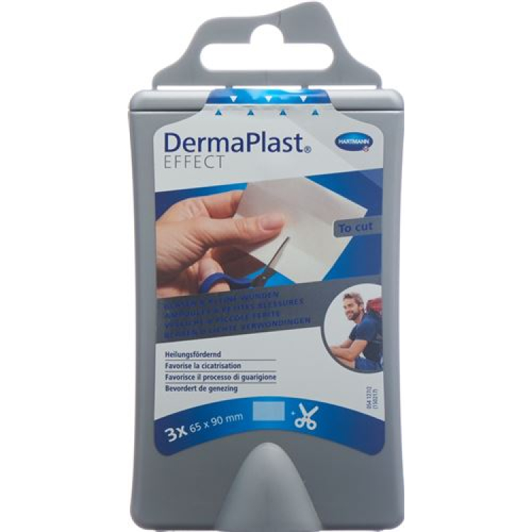 שלפוחית ​​אפקט Dermaplast לחיתוך 65x90 מ"מ 3 יח'