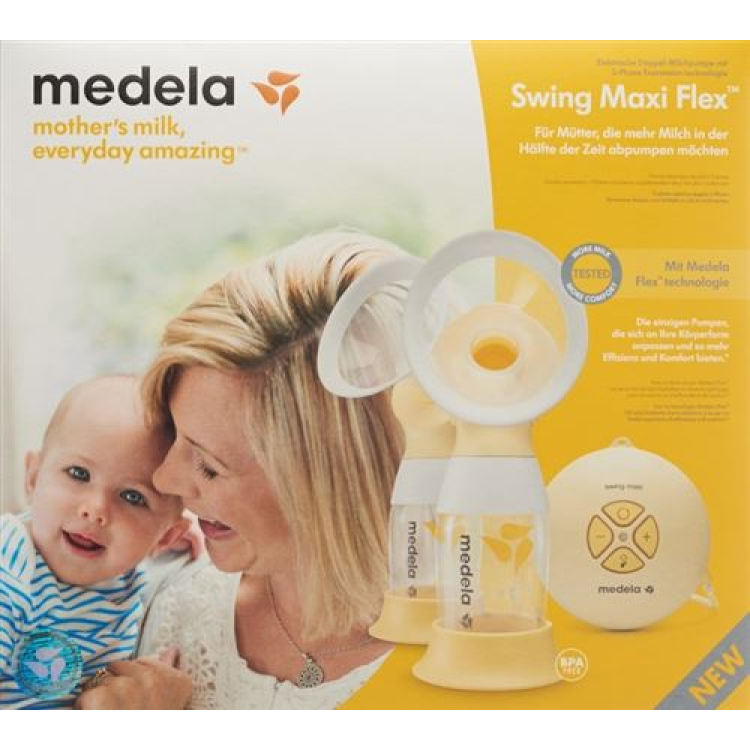 Електрическа двойна помпа за кърма Medela Swing Maxi Flex