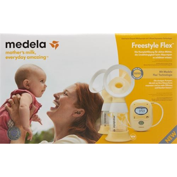 Medela Freestyle Flex elektrische Doppelmilchpumpe